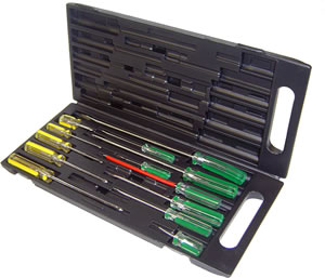 Screwdriver Set In Case 13pce $16.00